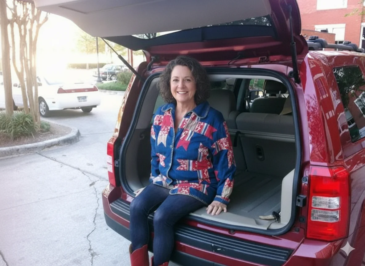 Doris M. with their approved Jeep Patriot SUV with 4WD and 5-year warranty